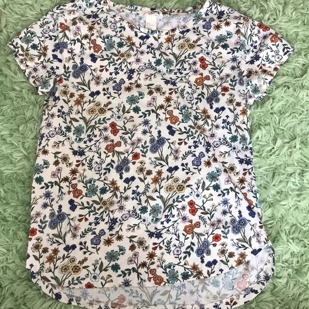 Flower Print Top